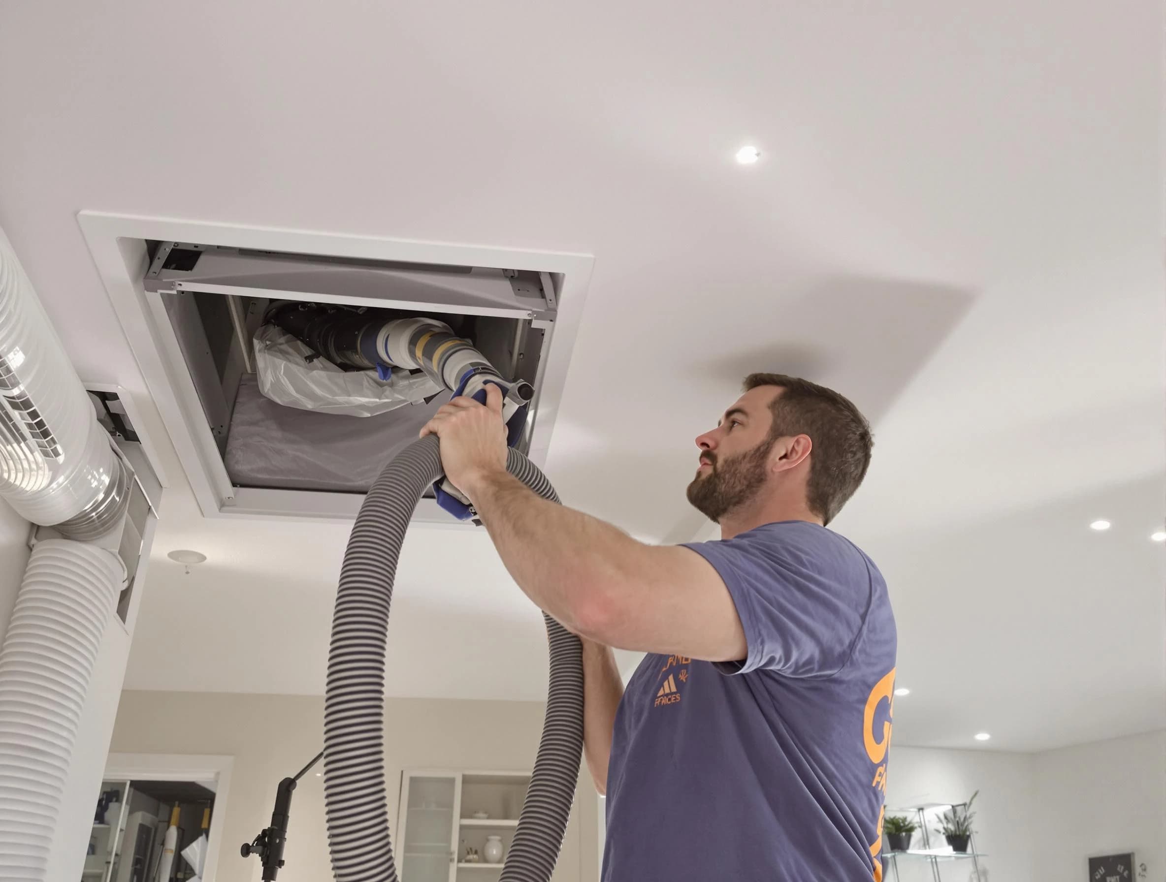 Precision indoor duct cleaning by Chester Air Duct Cleaning in Chester
