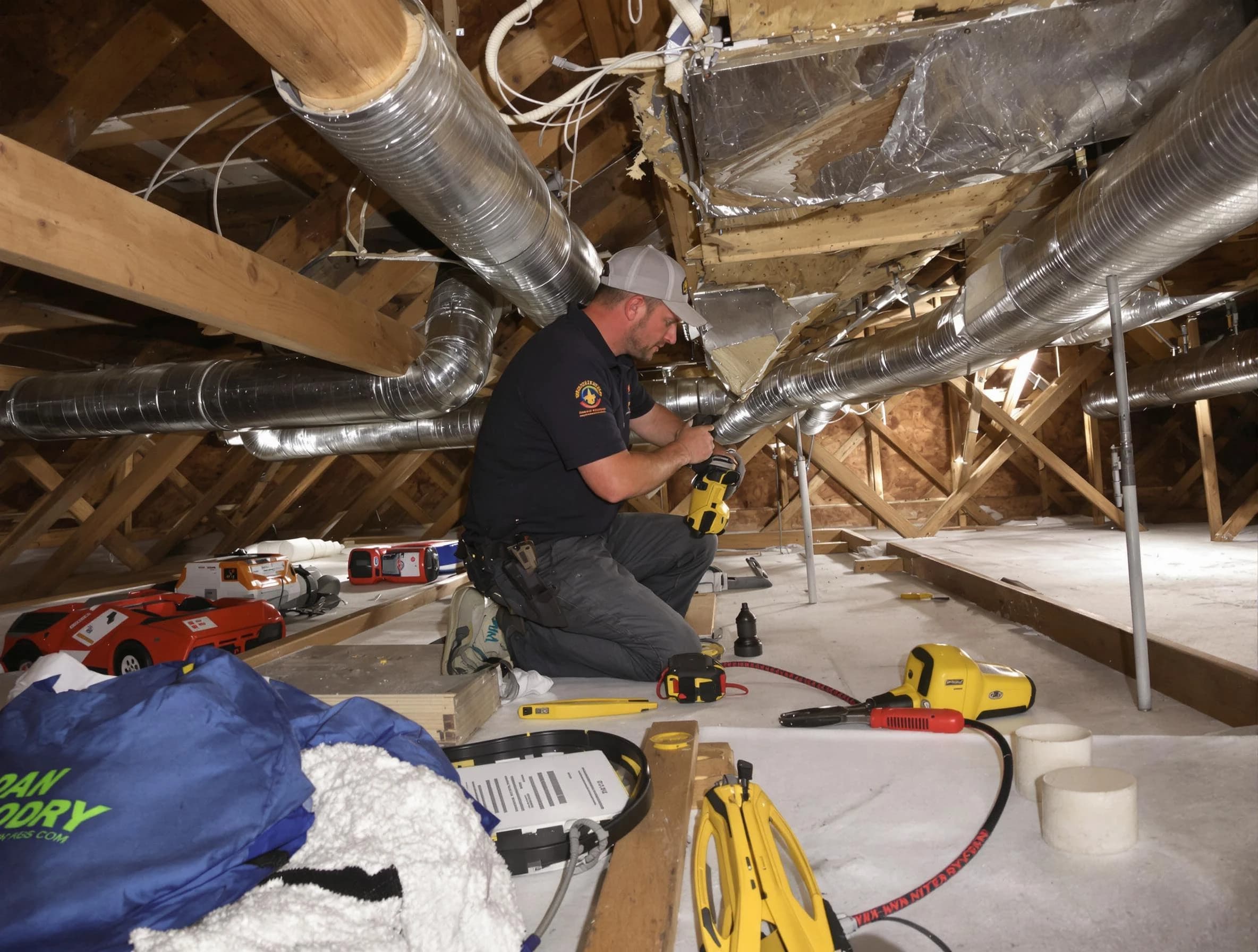Professional air duct repair by Chester Air Duct Cleaning in Chester