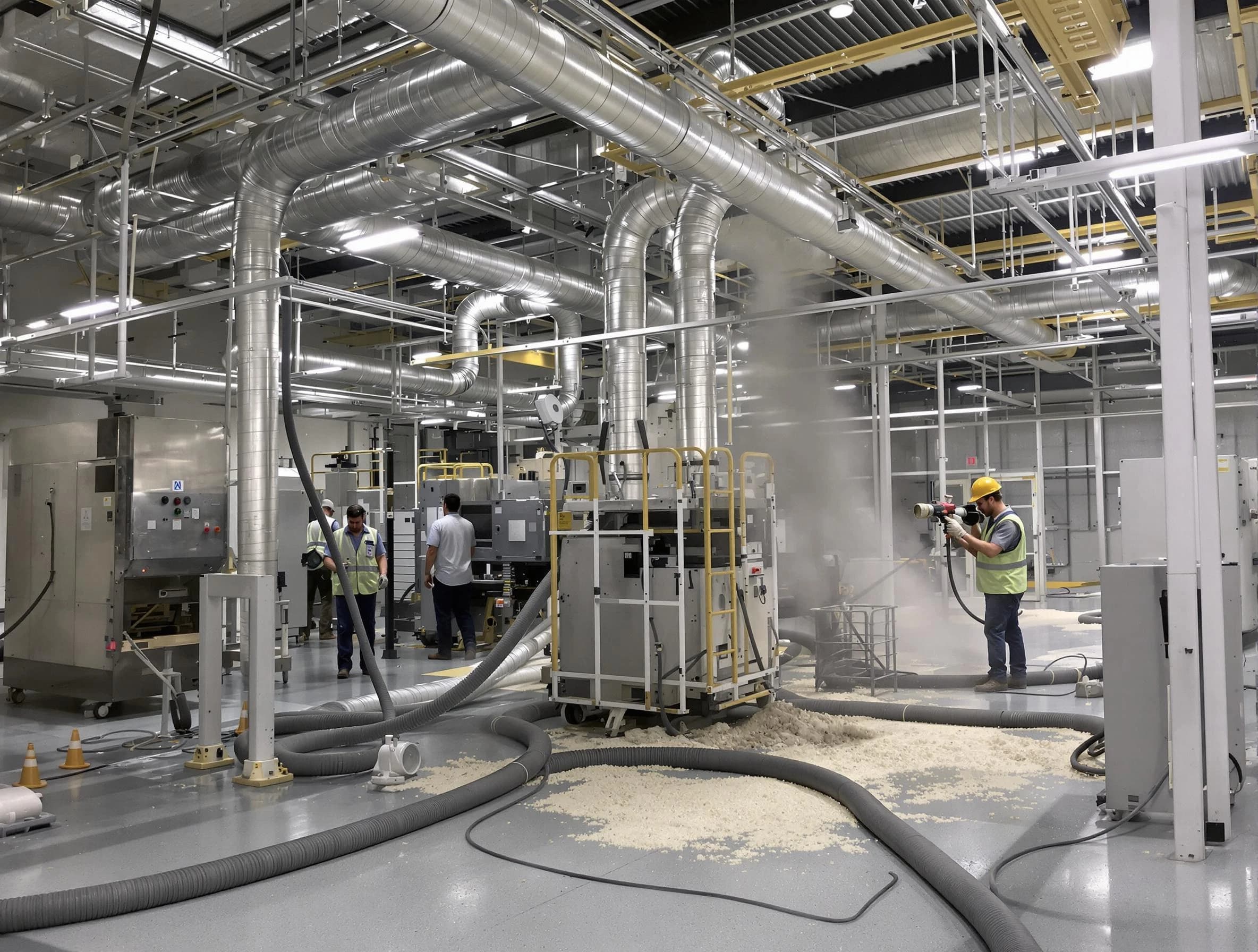 Heavy-duty industrial duct cleaning by Chester Air Duct Cleaning in Chester