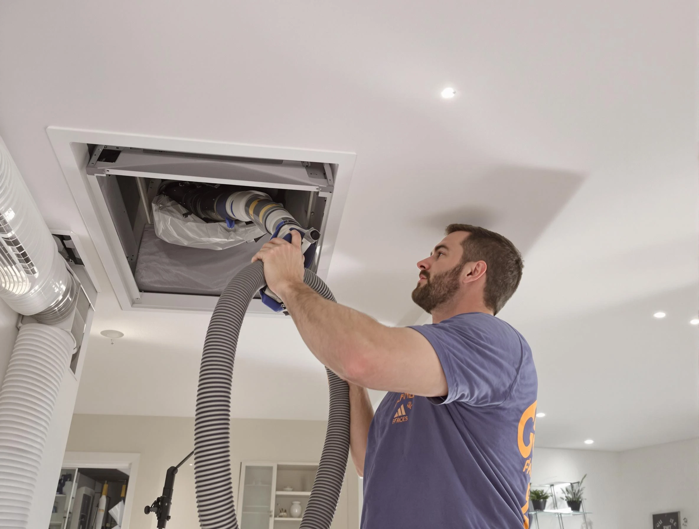 Precision indoor duct cleaning by Chester Air Duct Cleaning in Chester